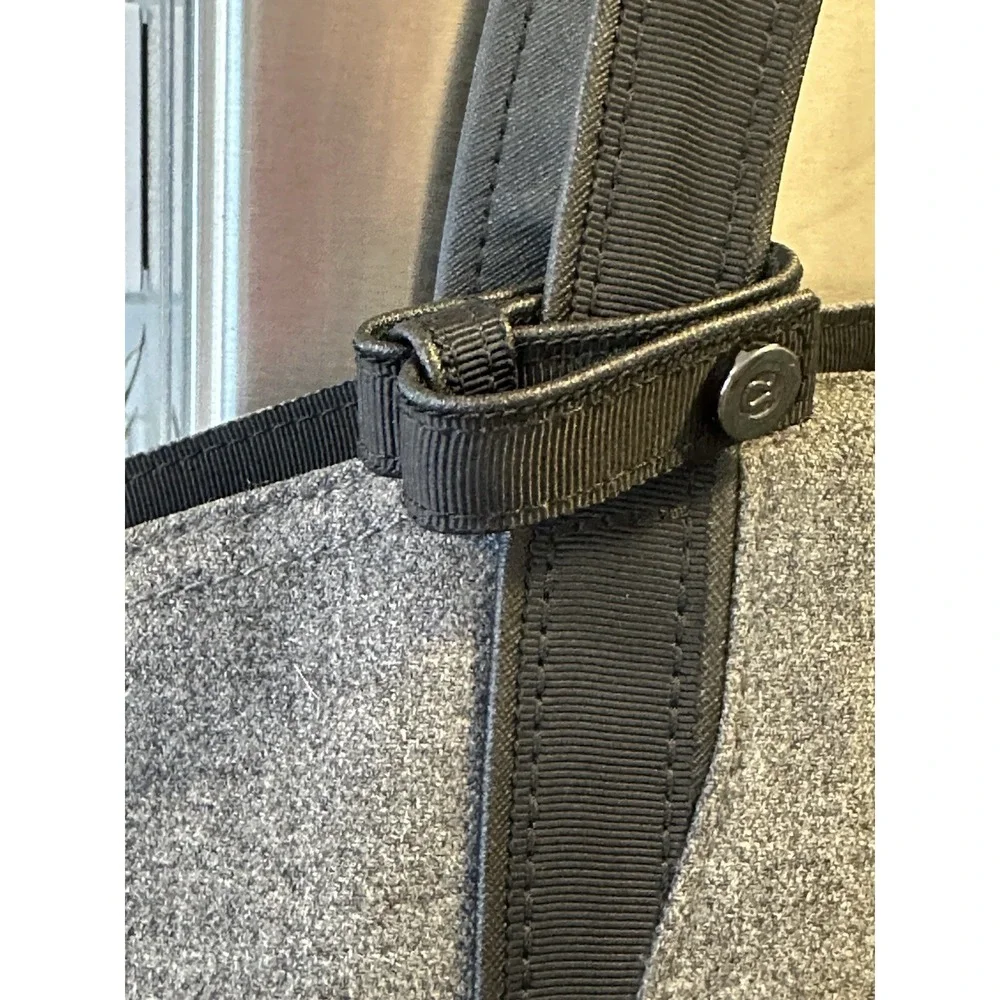 Lululemon All Day Lg Tote Go Wild Purse Gray/black 6pckt Boat Baby Gym Vacay